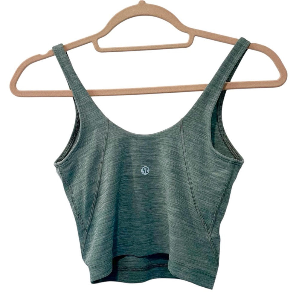 Lululemon Athletica Align Tank Top Heathered Tidewater Teal - Size 2 - Picture 5 of 6